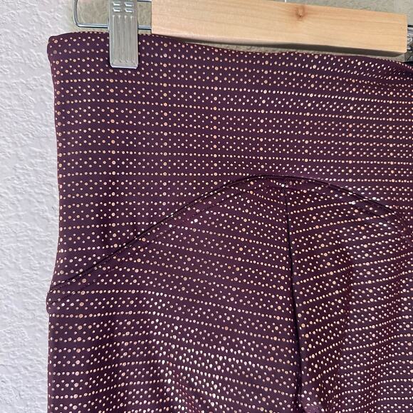 Spanx | NWT Size S Sara Blakely Leggings Metallic Mist 1wine Rose Gold - Picture 10 of 16